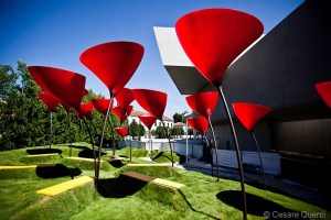 Jardín desmontable, Zaha Hadid